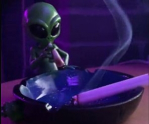 alien joint aschenbecher