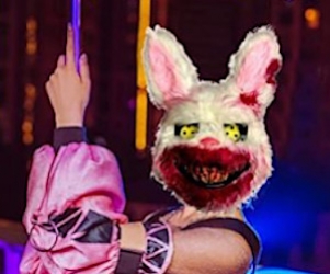 bloody bunny mask